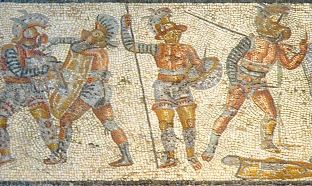 Gladiadores en la antigua Roma