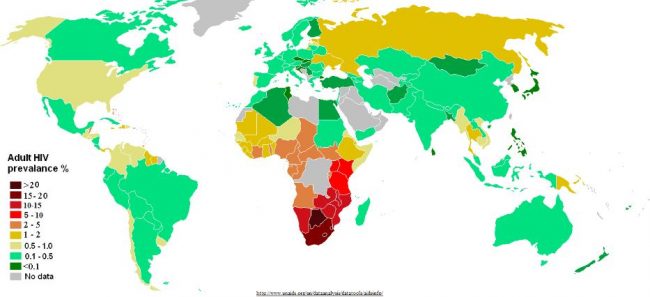 Cuantas personas tienen SIDA en el mundo