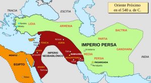 Mapa del Imperio Persa