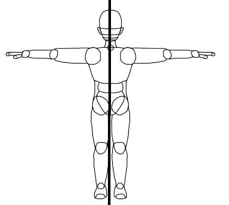 Resultado de imagen para cuerpo con eje de simetria