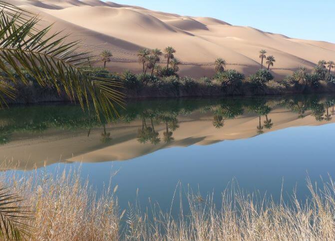 Agua en el Sahara