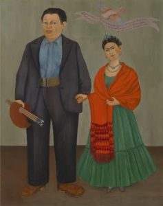 Cuadros de Frida Kahlo: Frida y Diego Rivera