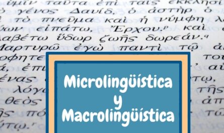 microlingüística y la macrolingüística
